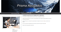 Desktop Screenshot of abogadosprisma.com
